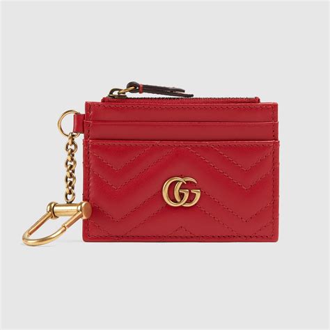 gucci marmont keychain wallet